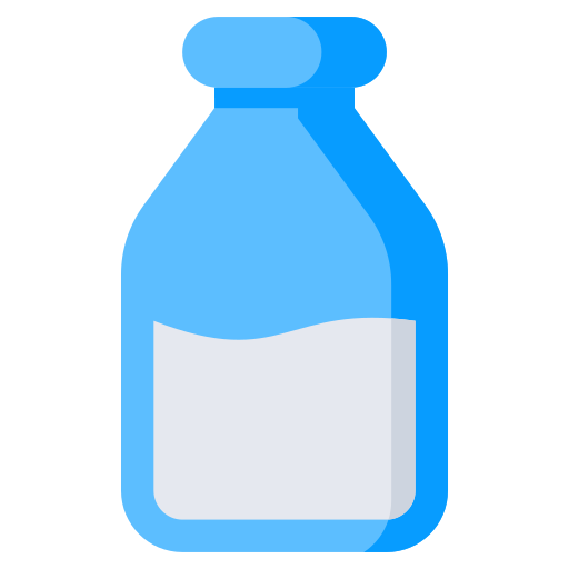 bottiglia di latte Generic color fill icona