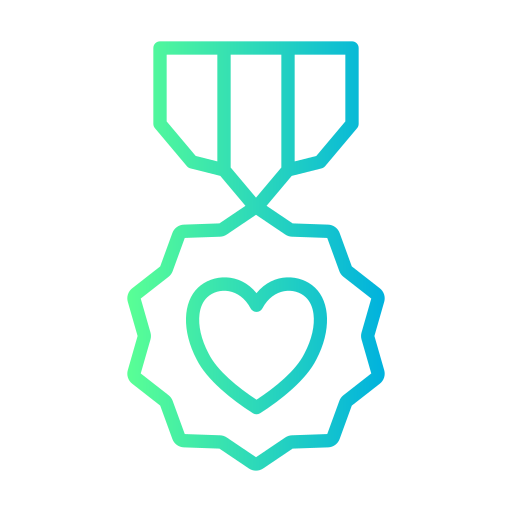 Love badge Generic gradient outline icon