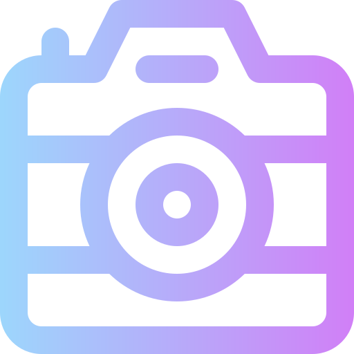 caméra Super Basic Rounded Gradient Icône