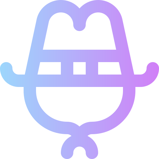 cowboy Super Basic Rounded Gradient icon