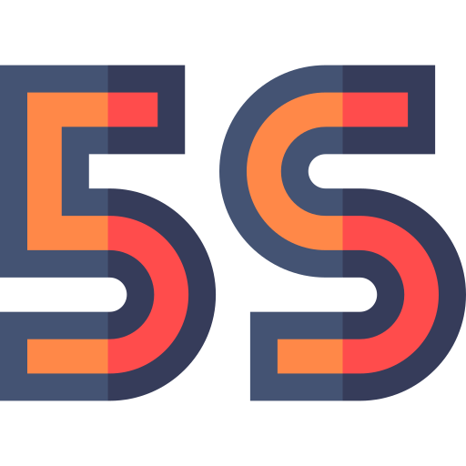 5s Basic Straight Flat icon