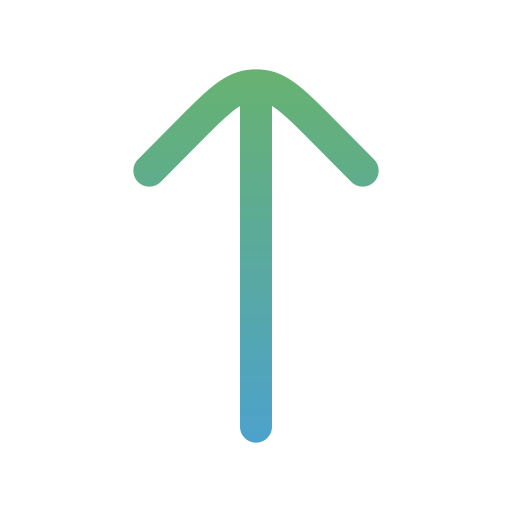 Up arrow Generic gradient fill icon