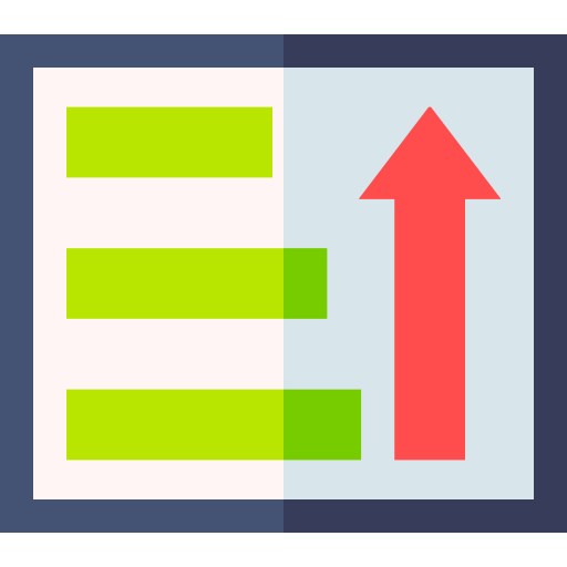 sortieren Basic Straight Flat icon