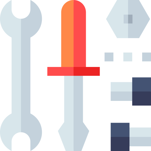 Work tools Basic Straight Flat icon