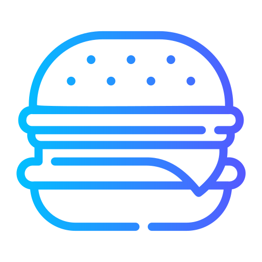 burgery Generic gradient outline ikona