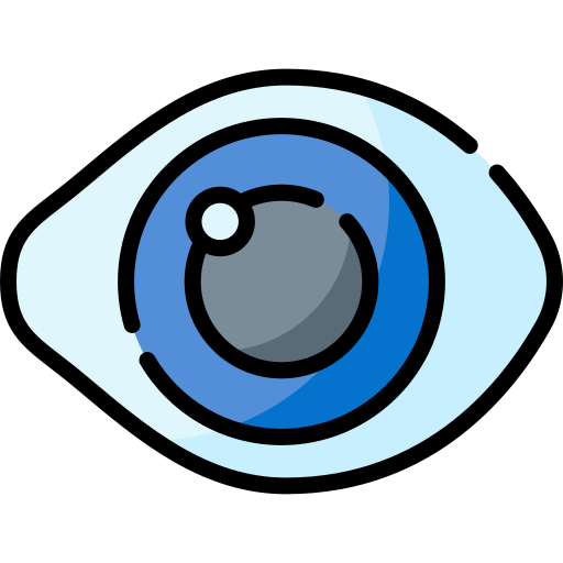 ojo protésico Special Lineal color icono