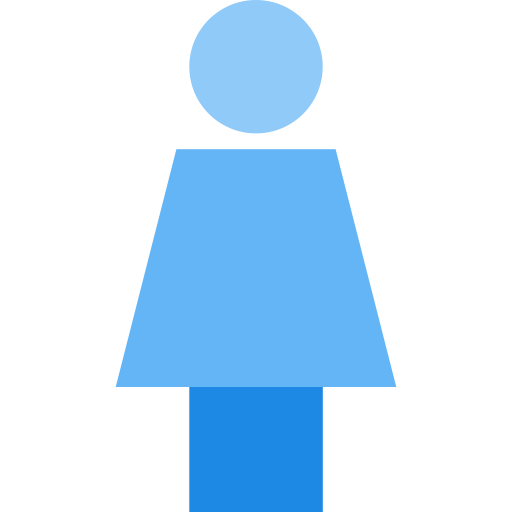 vrouwelijk Generic color fill icoon