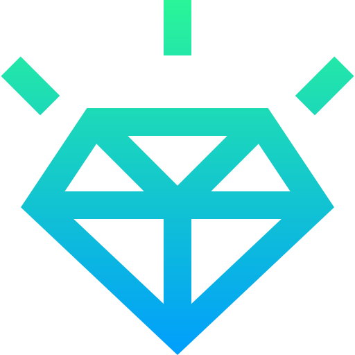 diamant Super Basic Straight Gradient icon