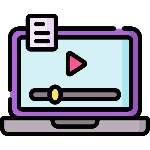 Video stream Special Lineal color icon