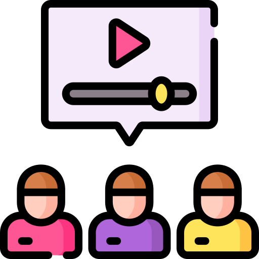 video conferenza Special Lineal color icona