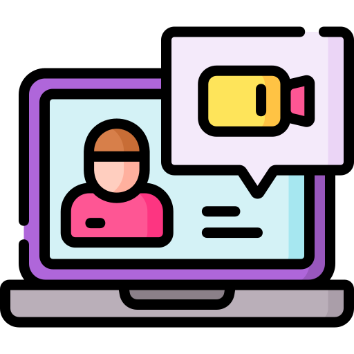 Video Conference Special Lineal color icon