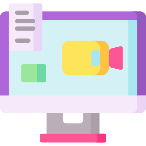 video conferenza Special Flat icona