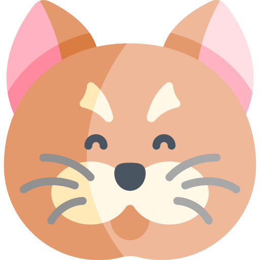 短毛猫 Kawaii Flat icon