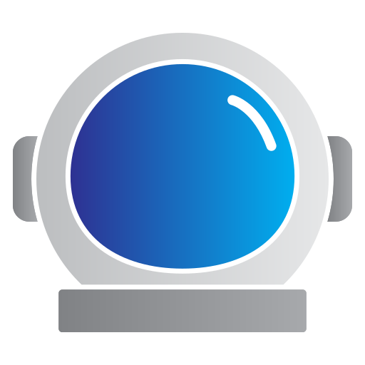 Astronaut Helmet Generic gradient fill icon