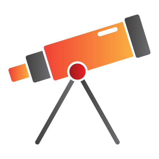 teleskop Generic gradient fill ikona