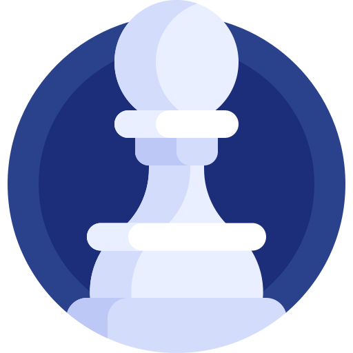 Pawn Detailed Flat Circular Flat icon