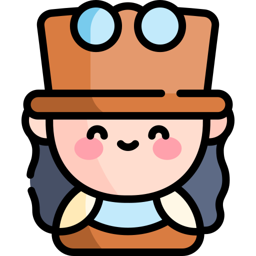steampunk Kawaii Lineal color icon