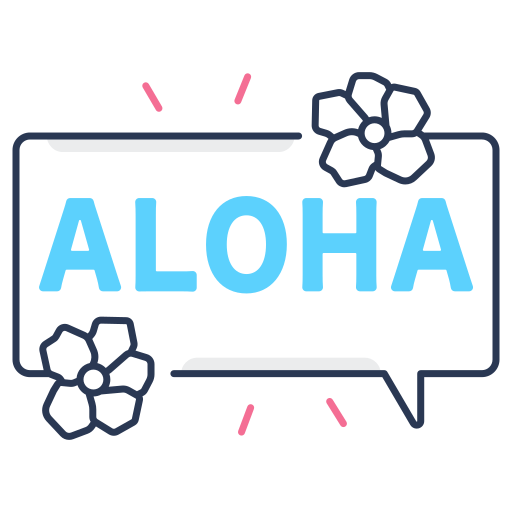 aloha Generic color lineal-color ikona