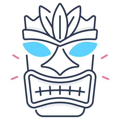 tiki Generic color lineal-color icono