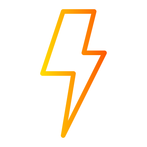 flash Generic gradient outline icoon