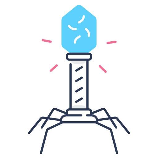 bacteriófago Generic color fill icono