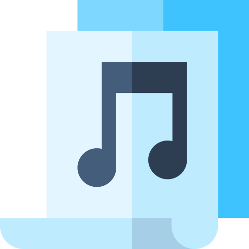 kompozycja muzyczna Basic Straight Flat ikona