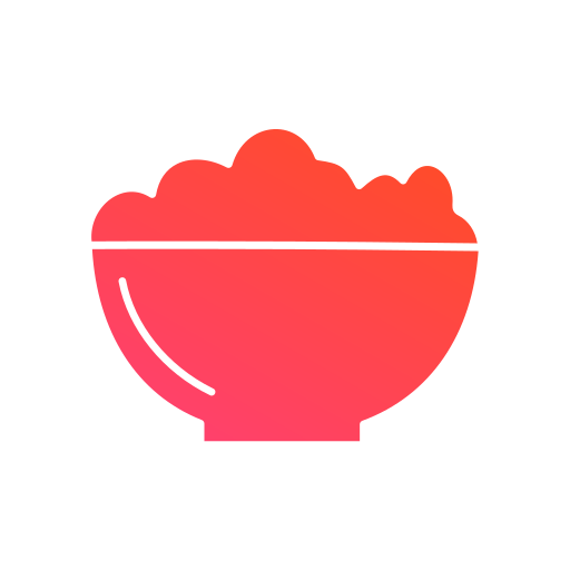 Rice bowl Generic gradient fill icon