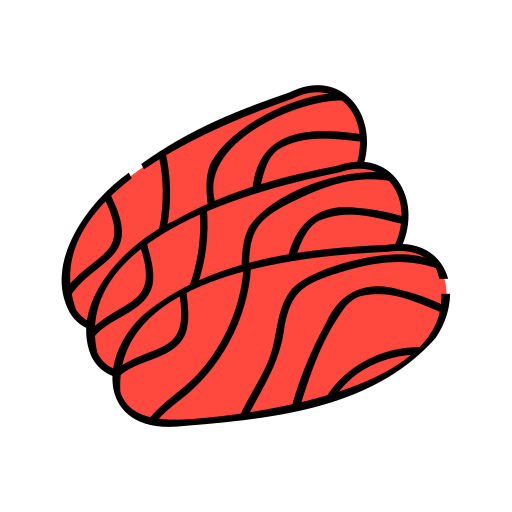 sashimi Generic color lineal-color icono