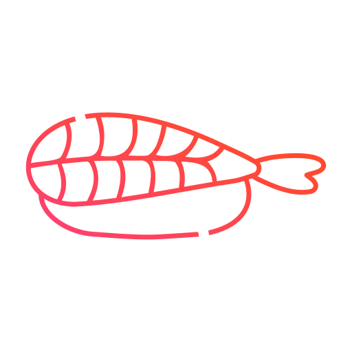sushi Generic gradient outline icono
