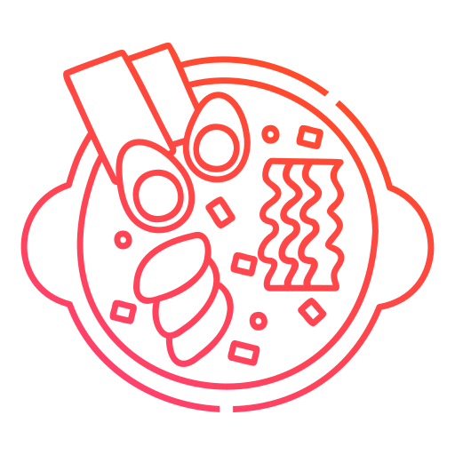 ramen Generic gradient outline ikona