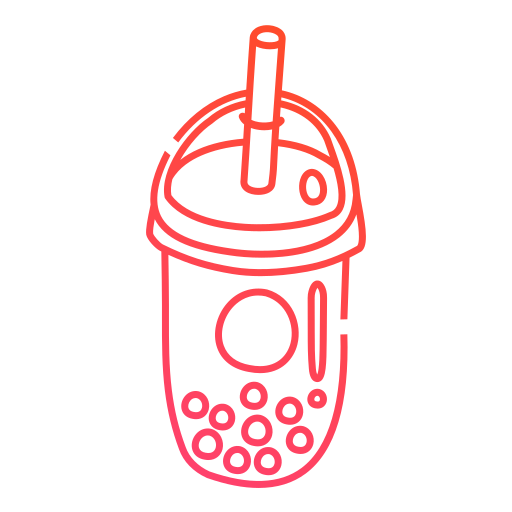 Bubble tea Generic gradient outline icon
