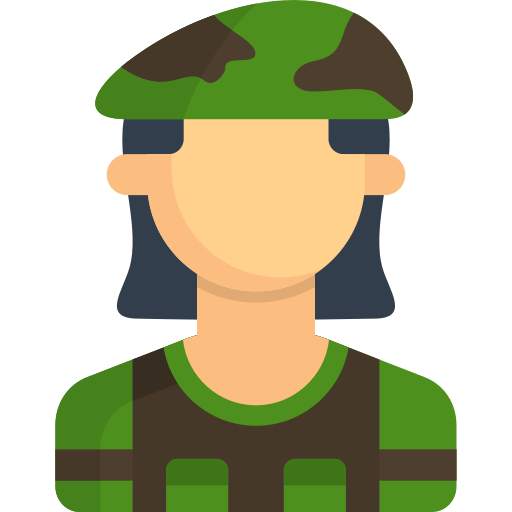 soldaat Generic color fill icoon