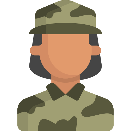 Soldier Generic color fill icon