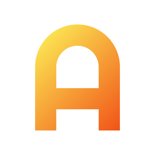buchstabe a Generic gradient fill icon