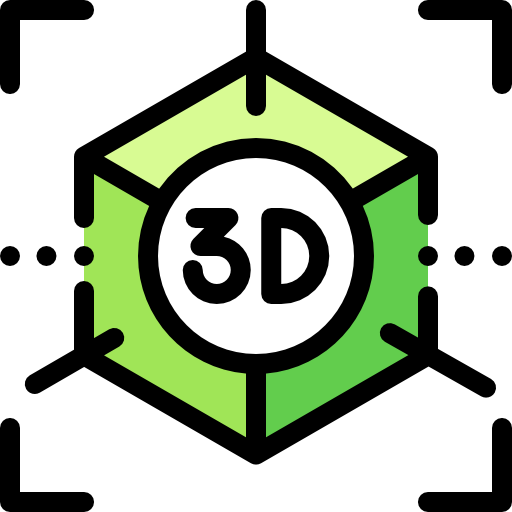 3d Detailed Rounded Lineal color icon