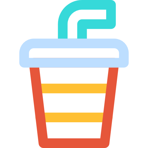 Soft drink Basic Rounded Lineal Color icon