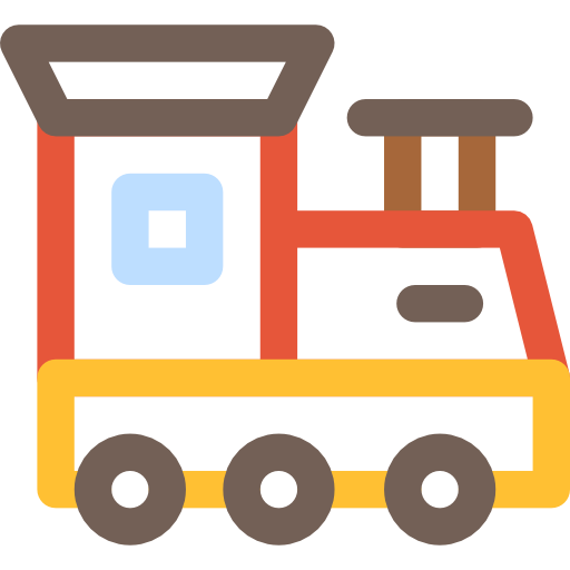 鉄道 Basic Rounded Lineal Color icon