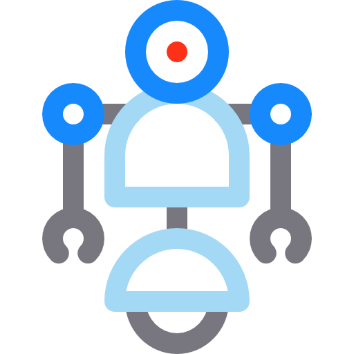 ロボット Basic Rounded Lineal Color icon