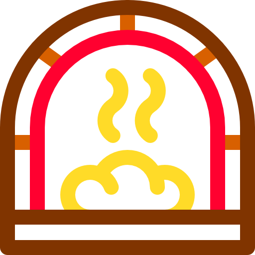 オーブン Basic Rounded Lineal Color icon