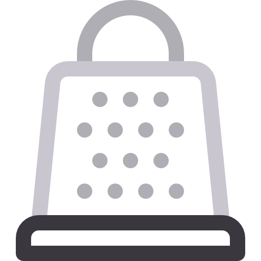 Grater Basic Rounded Lineal Color icon