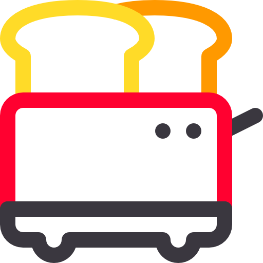 トースター Basic Rounded Lineal Color icon