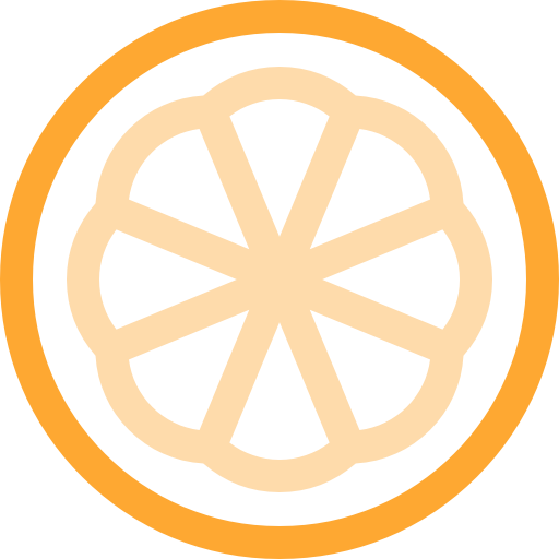 Orange Basic Rounded Lineal Color icon