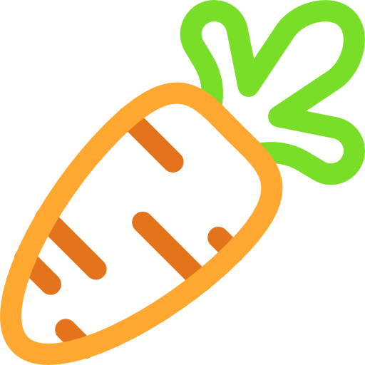 Carrot Basic Rounded Lineal Color icon