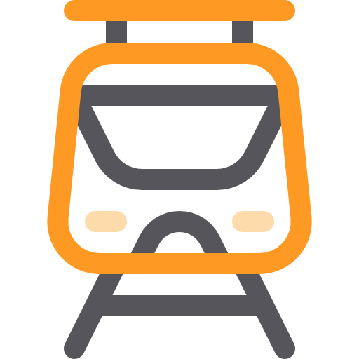 地下鉄 Basic Rounded Lineal Color icon