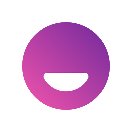 Emoticon Generic gradient fill icon