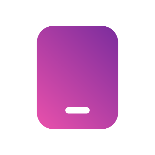 tableta Generic gradient fill icono