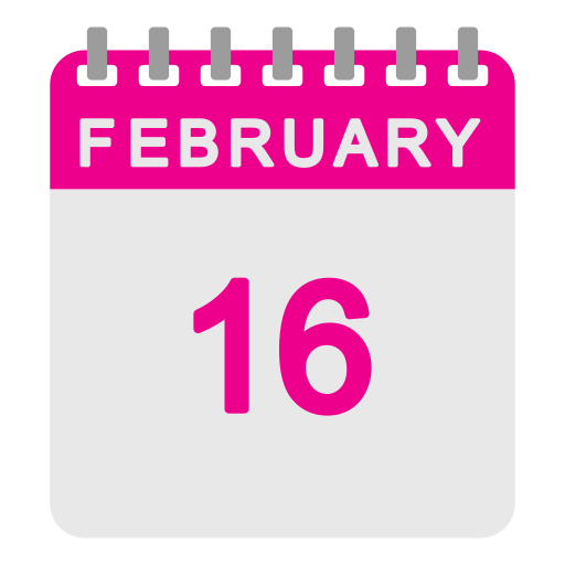 februar Generic color fill icon