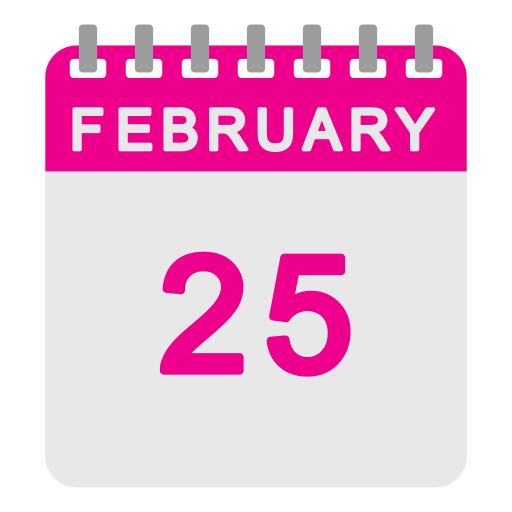 februar Generic color fill icon