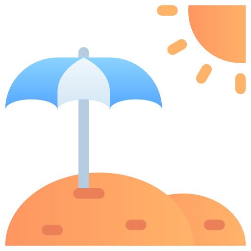 Beach Generic gradient fill icon