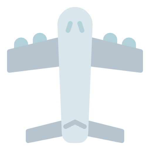 Airplane Generic color fill icon